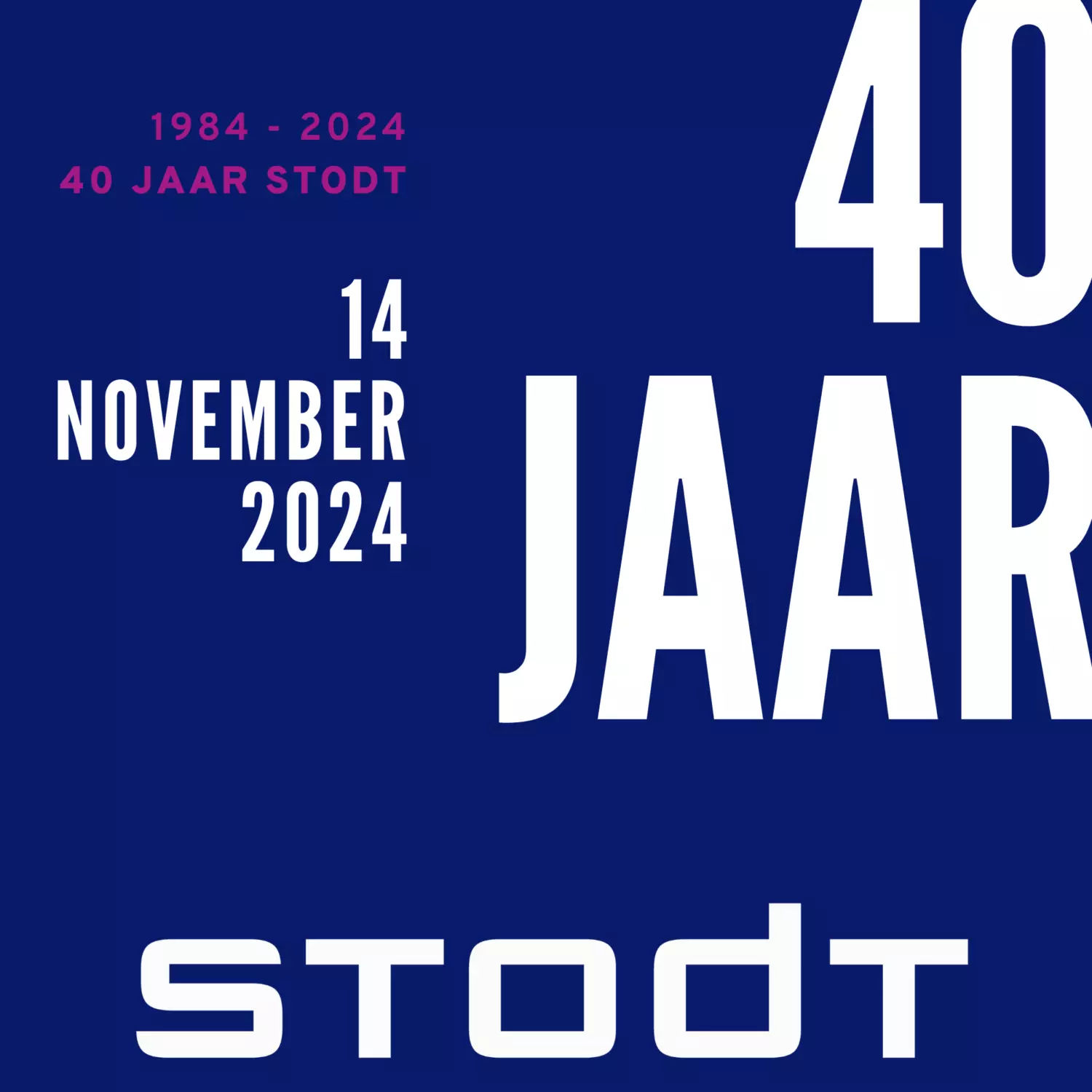 Website 40 jaar STODT